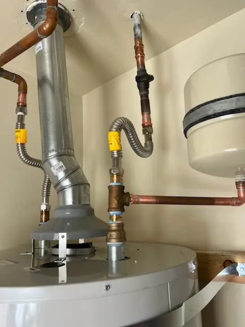 Water heater installation and plumbing repair in Meadows